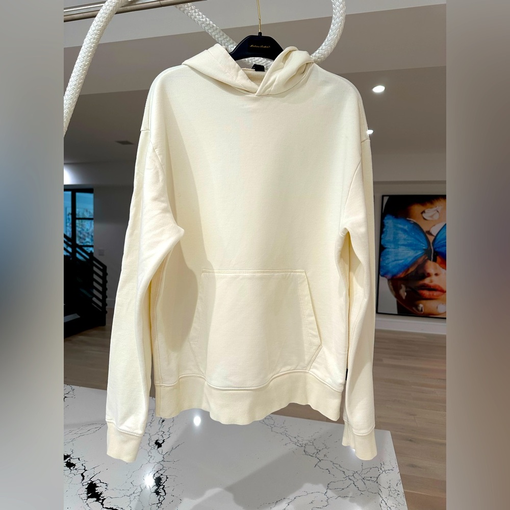 AG Jeans oversized cream hoodie
